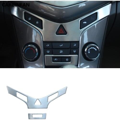 Center Console Air Conditioning Panel Cover Silver Decoration for Chevrolet Cruze 2009 2010 2011 2012 2013 2014 2015 C1917