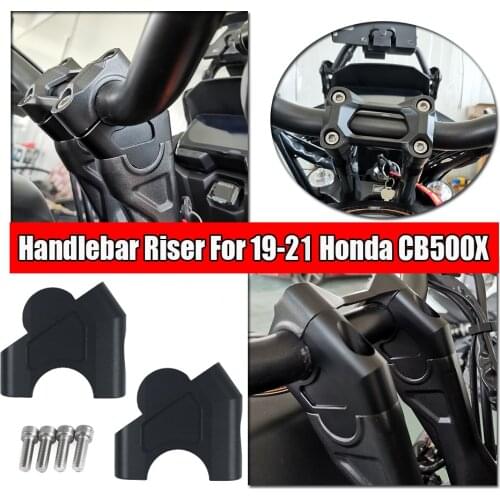 For Honda CB500X CB 500X Handlebar Riser Moves Up Extend Adapter 2019 2020 CB 500 X CB500 X Handle Bar Raiser Clamp Height Back
