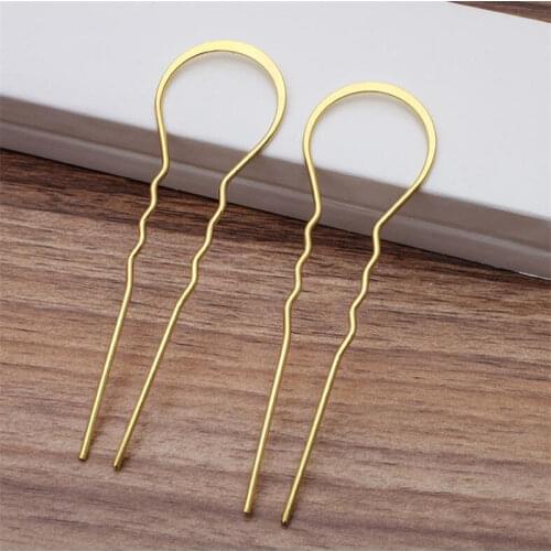 10pcs 105mm U Shape Hairpins Hair Sticks Hair Pin Hairpin Hair Wear Jewelry Findings DIY Accessories
