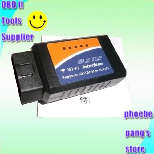 5pcs OBDII Scan tool elm327 wifi pic18f25k80 Scanner Support Iphone IOS Android Best Promotion Price