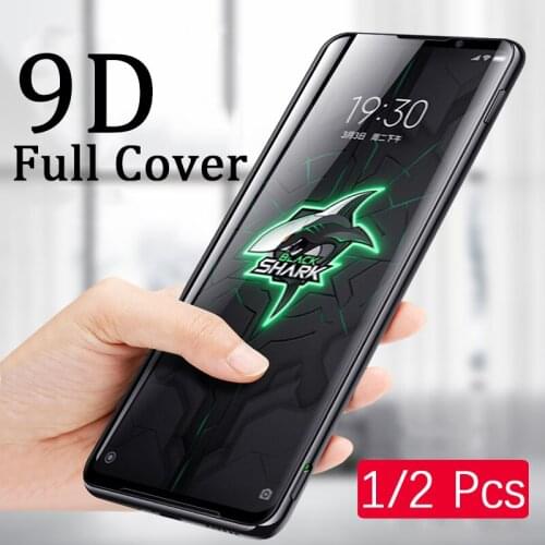 2 Pieces For Blackshark 3 Pro Screen Protector Temepered Glass For Black Shark 3 Full Cover 9D Screen Glass