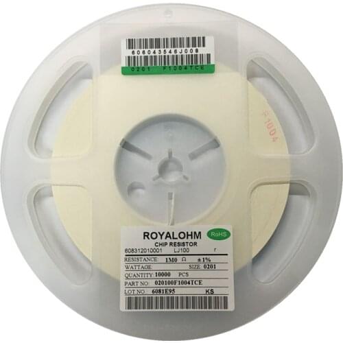 0201 2R 1% 1/20W 2.2R 3.3R 5.6R 2M 3M 5.1R 1R 10M 5.6R 2.4R Chip resistor