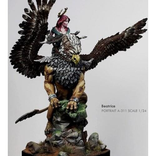 1/24 Resin model kits figure DIY self-assembled and colorless A-311