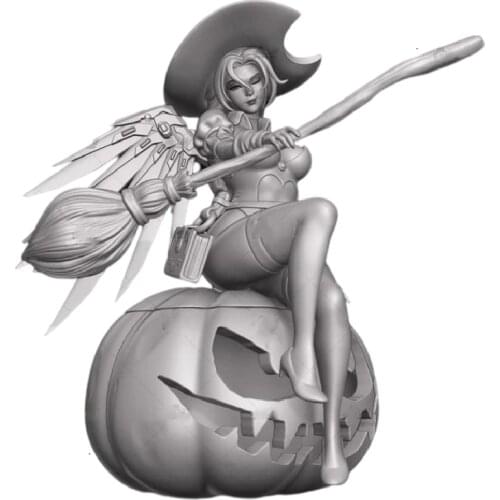 1/8 23CM 3D Printing Garage Kit GK Model Game Characters Figure Unpainted ,White-Film Collections for Painters A072