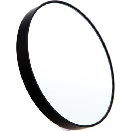10X Makeup Mirror Magnifying Mirror With Two Suction Cups Makeup Tools Round Mirror Big Mirror Ten Times Magnification black