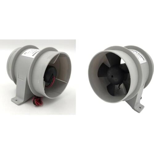 2pcs 4 inch Silent Inline Blower, 12V Quiet Air-Flow Turbo Fan for Air Circulation in Ducting, Vents, Grow Tents