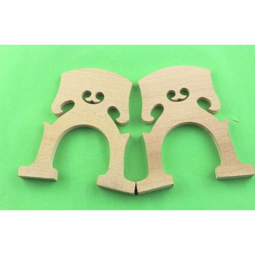 2 pcs new student cello bridges maple wood 4/4 size cello parts