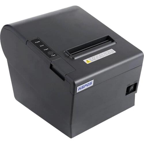 HSPOS 3 inch Thermal Receipt Printer USB+Serial+Lan Port Auto Cut Printing Machine Support Cash Drawer Driver HS-802USL