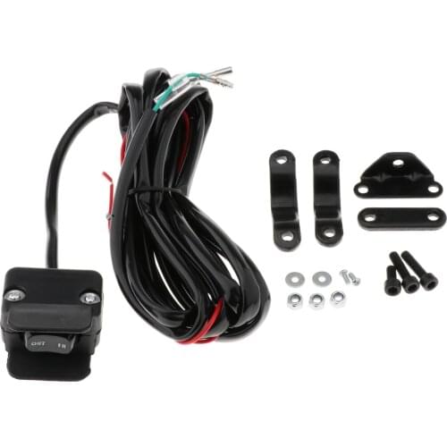 3meter 12V Winch Rocker Thumb Switch & Mounting Bracket Kit for ATV UTV 2000-5000lbs