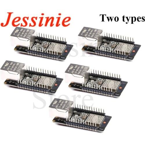 5PCS WT32-ETH01 Embedded Serial Port Networking Ethernet Bluetooth-compatible WIFI Combo Gateway MCU ESP32 Wireless Module Board