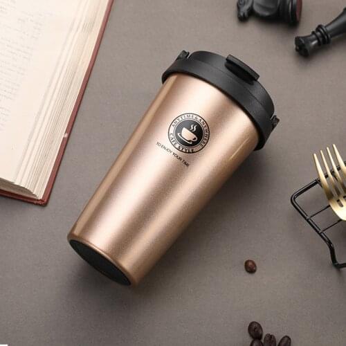 500ML High Quality 304Stainless Steel Coffee Mugs Vacuum Mug Insulation Coffee Cup Car Thermos Cups Travel Drinking Water Bottle
