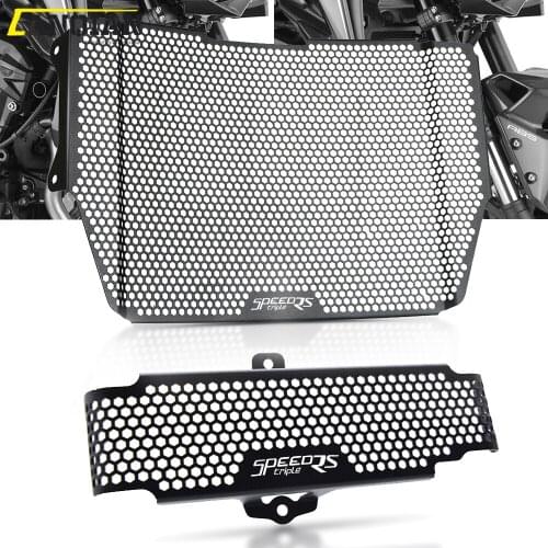 Motorcycle Accessories Aluminium Radiator Grille Guard Cover Side Part Grill Protector For Triumph Speed Triple RS 2018-2020