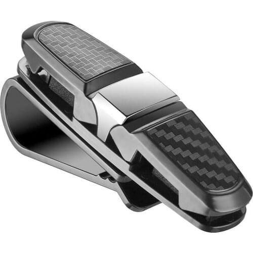 Car Accessories Interior Car Glasses Case Auto Sun Visor Glasses Holder Sunglasses Clip Card Holder Eyeglasses Accessories 1pc