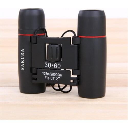 Sakura 30X60 HD Telescope Red Film Binocular Low-light Telescope without Broken Ridge