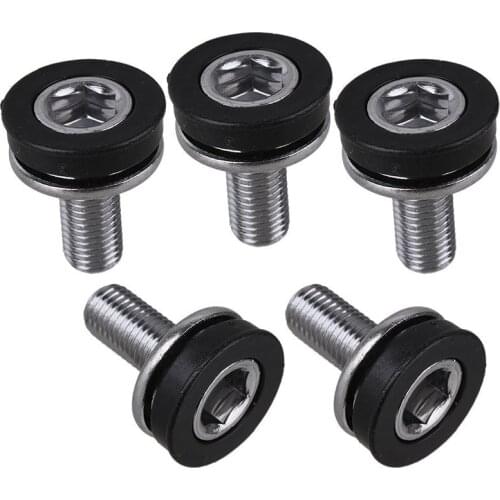 2 Pcs Cycle Bike Bicycle Bottom Bracket Axle Allen Key Crank Arm Bolts M8 Screw