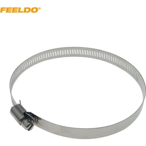 FEELDO 1PC Quick Seal Pull Ring With Adjustment Screw For Car Headlight Dustproof Cover 45mm-110mm