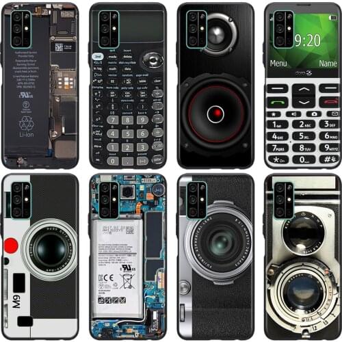 Battery Camera Calculator Soft TPU Cover For Honor 9 10 X10 9A 9C 9S 9N 10i 10X 9X Lite Pro 5G Phone Case Shell