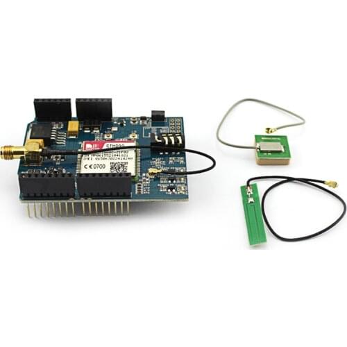 Elecrow Quad Band GPS GSM GPRS SIM808 Module for Arduino 2 in 1 Shield SIM808 Development Board Phone Talk Speaker Module DIY