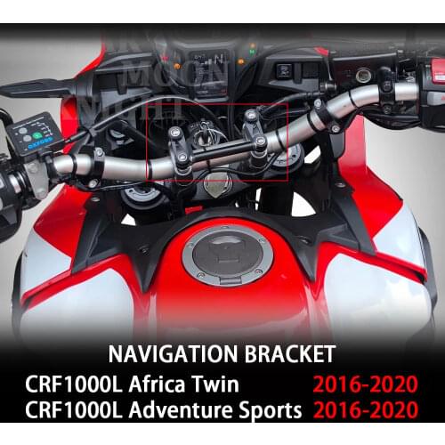 Motorcycle Stand Holder Phone Mobile Phone GPS Navigation Plate Bracket For Honda Africa Twin CRF1000L CRF 1000 L Adv Sports