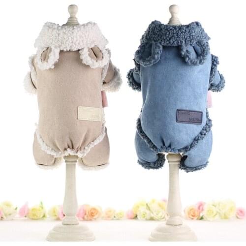 Cotton Autumn Winter Puppy Dog Hoodie Coat Pet Doggie Winter Clothes Soft Hoodie Apparel Chihuahua Small Dogs Cats Clothes