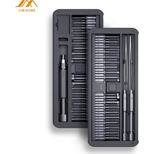 JIMI JM-GNT80 80 In 1 Precision Screwdrivers Multi-used DIY Repair Screw Driver 72PC S2 Alloy Steel Bits With 2 Rods