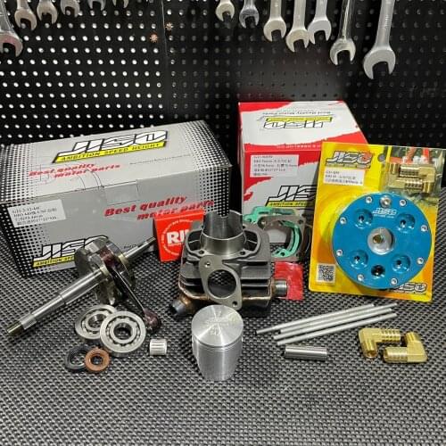 Big Bore Kit 54.5mm DIO50 L/c Cylinder Crankshaft 53.4mm +4.4 Longer Stroke Head JISO Tuning Dio 50 To 125cc BWSP Perfomance