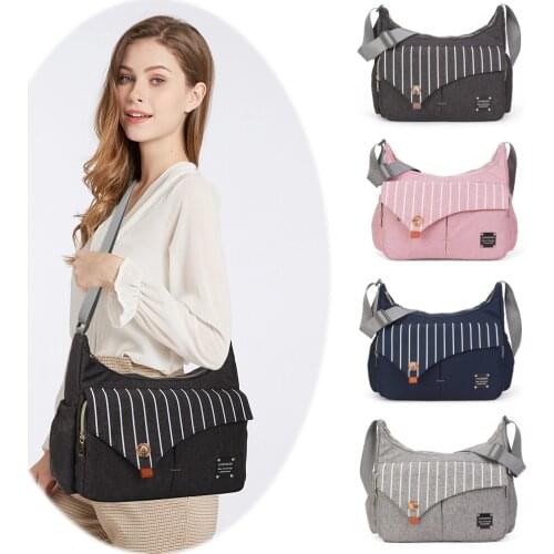 Lequeen Fashion Mommy Bag Large Capacity Diaper Baby Stroller Bag Multifunction Shoulder Handbag Travel Diaper Bag For Baby Care