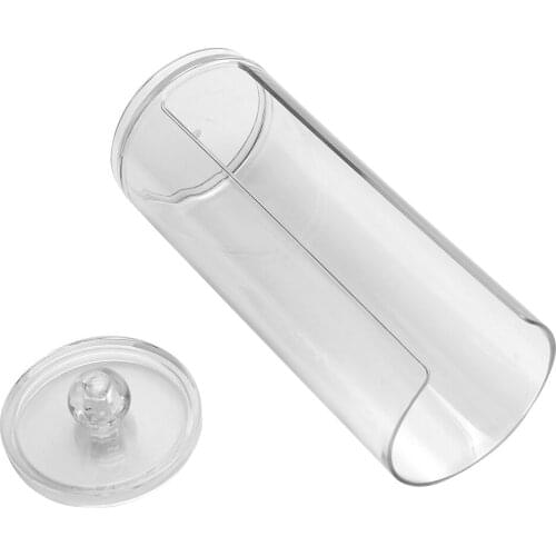 Nosii Makeup Organizer Case Makeup Cotton Pad Clear Acrylic Storage Holder Box Transparent Cotton Swabs Stick Cosmetic