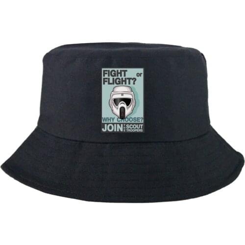 Disney Star Wars Solid Panama Cap Movies Fishing Hat Summer Outdoor Fashion Bucket Hat Sunbonnet Double-sided Street Panama Cap