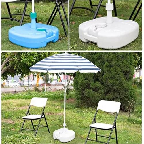 Umbrella Base Water Filled Stand Market Patio Outdoor Heavy Duty Umbrella Holder Suitable For Terrace Garden Outdoor