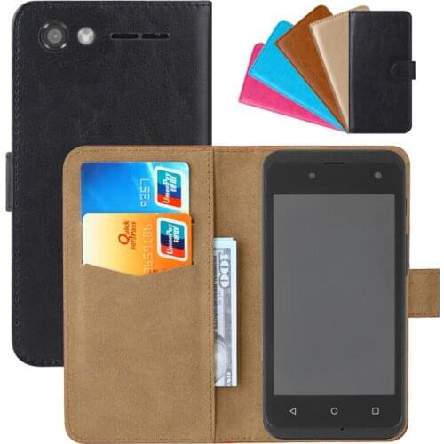 Luxury Wallet Case For DEXP AL240 PU Leather Retro Flip Cover Magnetic Fashion Cases Strap