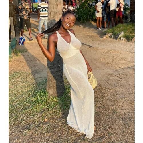 Модные вязаные платья SWEETWOO China At AliExpress