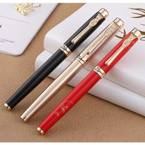 Picasso 933 Vintage Pimio Avignon Roller Ball Pen Three Colors Engraved Craft Gift Box Optional Business Design Writing Pen