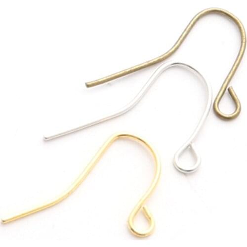 High Quality Earring Stud 200pcs/lot 15*20mm Alloy Earring Hook/Ear Hook Jewelry Findings FRB012-01