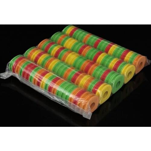 WALK FISH 100PCS Round EVA Foam Wire Board Winding Line Board Hook Rig Winder Keeper Leader Bobbins Spools Fishing Line