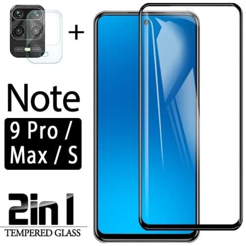 Note9pro glass for xiaomi redmi note 9 pro max temepred film 9s protect screen protector note9 note9s 9pro not 9max notte mas