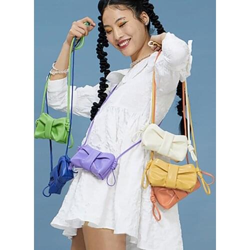 Women Luxury Brand Hot Pink Casual Shoulder Sling Bag Fashion Ladies Crossbody Bags Mini Mobile Phone Package Purse Handbag