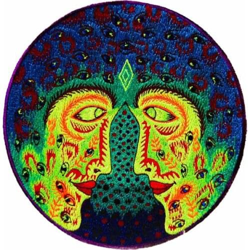 13cm x 12.8cm for Psychedelic Love Blacklight Fine Car Stickers Graffiti Sticker Personality Occlusion Scratch Decal