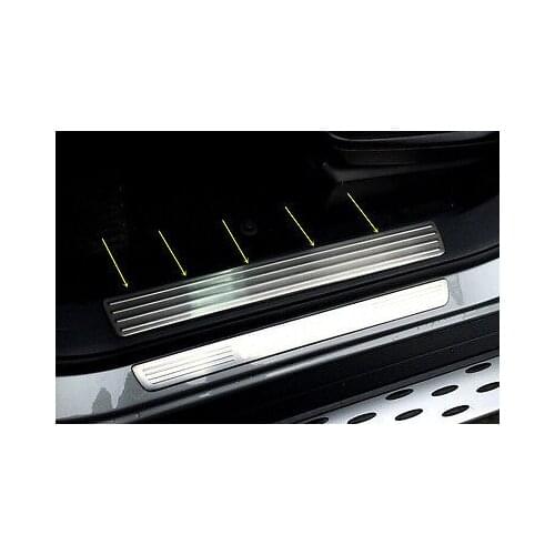 4x Steel Door Scuff Plate Guard Threshold Sill For Benz GLE Coupe C292 2015 2016