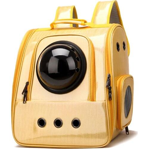 Breathable Space Capsule Pet Cat Carrier Backpack Transparent Dog Carrying Travel Bag Outdoor For Small Dogs Cats Pet Supplies