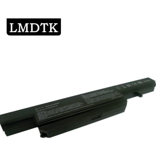 LMDTK New 6 cells Laptop battery for Clevo C4500 Series 6-87-C480S-4P4 C4500BAT-6 Free shipping
