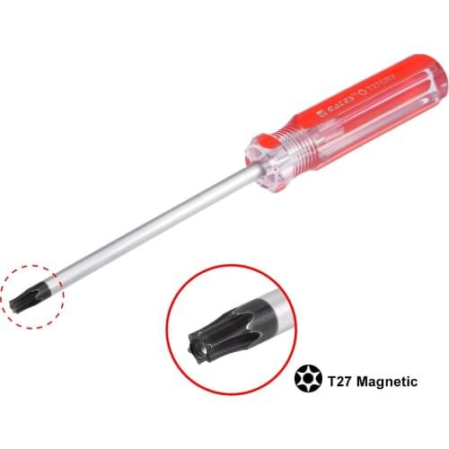 Uxcell Magnetic T27 Torx Screwdriver with 4 Inch Cr-V Steel Shaft
