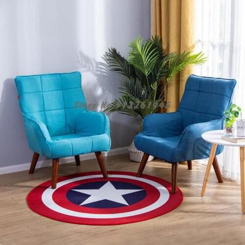 Bedroom Lazy Small Sofa Balcony Leisure Backrest Chair Home Living Room Modern Simple Single Sofa Breastfeeding Chair