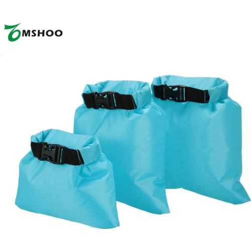 Pack of 3 1L+2L+3L Waterproof Dry Bag Outdoor Portable Ultralight Dry Sacks Camping hiking Backpacking Kayaking traveling
