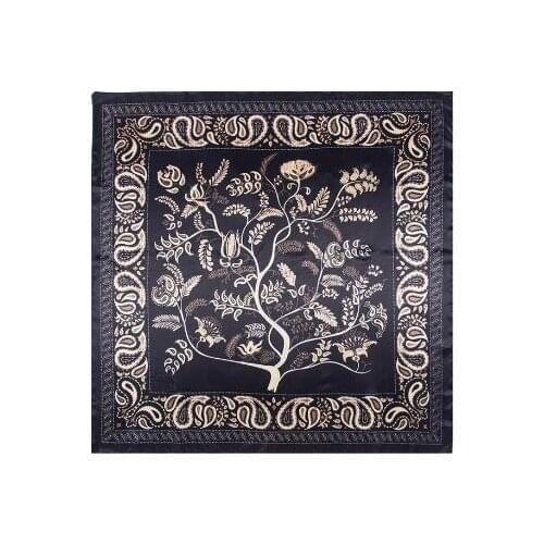 New Design Paisley Silk Scarf For Ladies Fashion Hijab Shawl Brand Scarf Foulard Square Head Scarves Wraps Bandana For Women