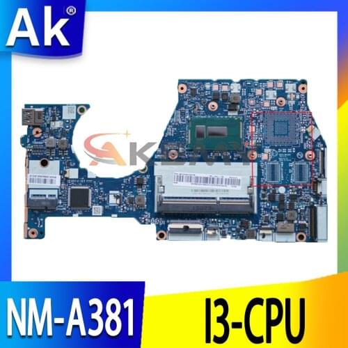 New Original Laptop For Lenovo YOGA3 14 YOGA 3 14 Motherboard Mainboard I3-5005 UMA NM-A381 5B20K78777
