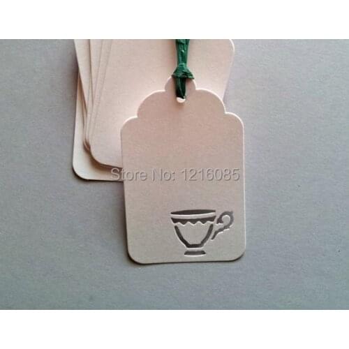 Teacup Gift Tags package Blank Favor Tags Blank Thank You Tags wedding birthday party Favor Tags