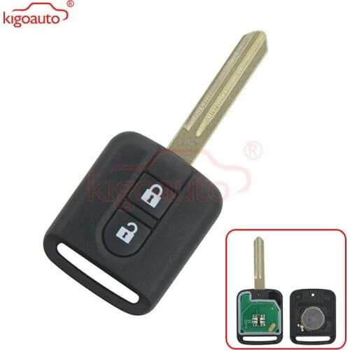 Kigoauto 5WK4876/818 2 Button 433Mhz ID46/PCF7946 Chip For Nissan Elgrand X-TRAIL Qashqai Navara Micra Note NV200 remote key