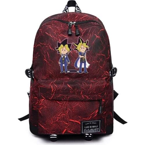 Anime Duel Monsters Schoolbag Teenger Backpack Casual Packsack High Quality Mochila Unisex Student Travel Laptop Bag