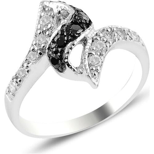 Silver 925 Sterling Zircon Stone Ring